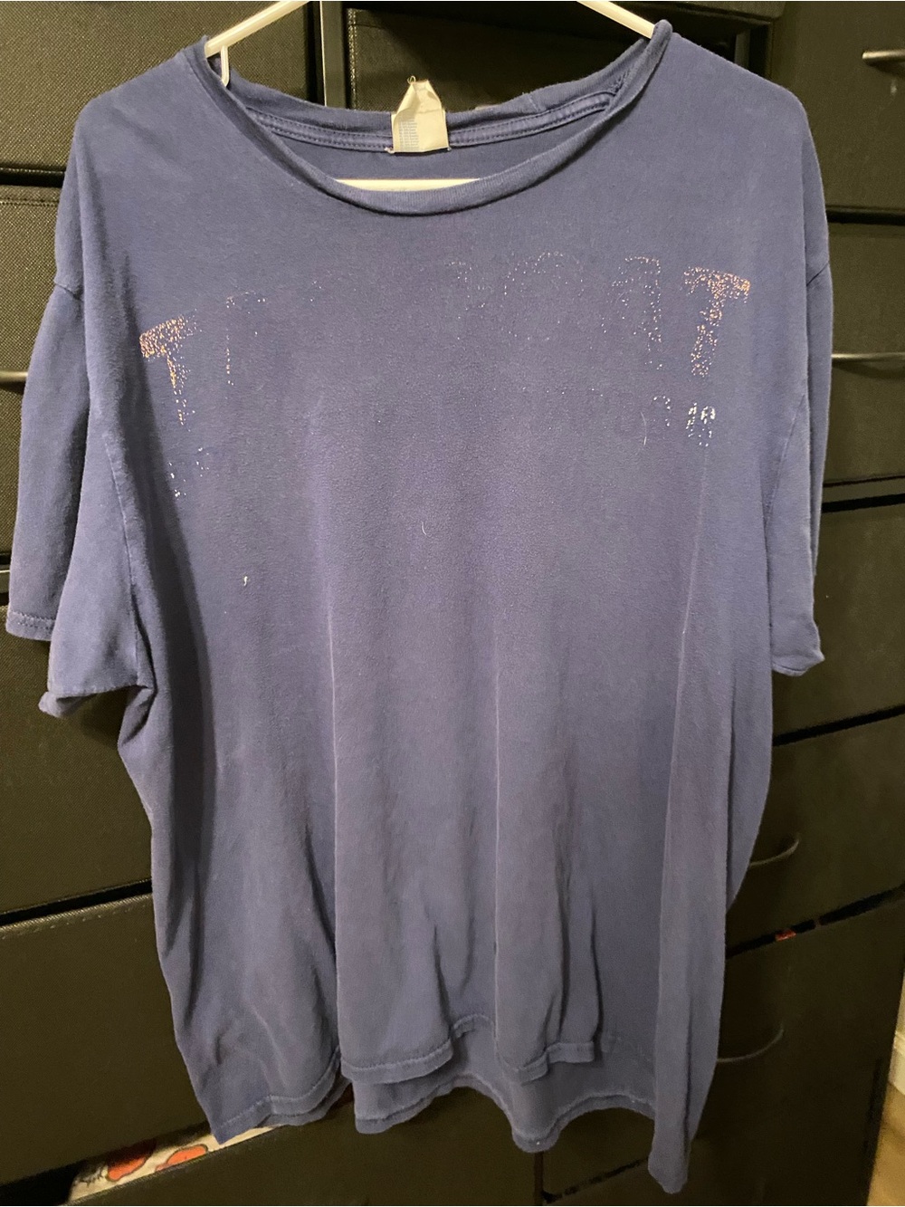Port and Company Navy Crewneck Tee